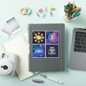 Leuke wetenschap citaat sticker set (iPad Cover)