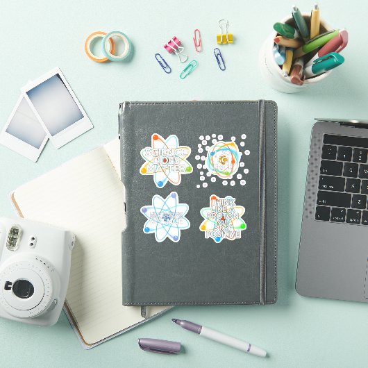 Leuke wetenschap citaat sticker set (iPad Cover)