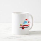 Leuke WeWoo Emergency Ambulance Driver Lover Gift Koffiemok (Voorkant rechts)