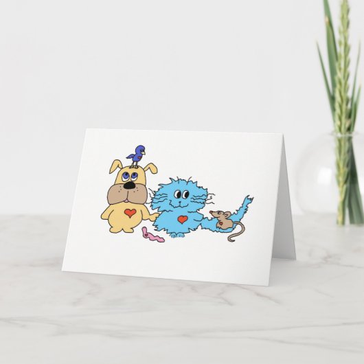 Leuke wezens Notecard Kaart (Voorkant)