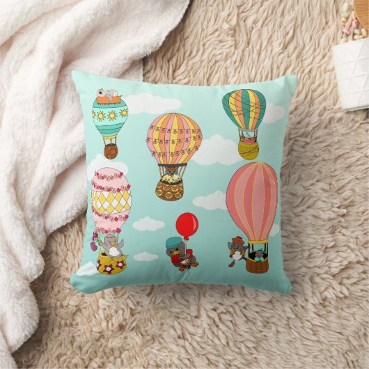 Leuke Whimsical Bird Illustratie voor kinderen Kussen (Deken)