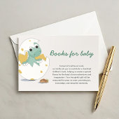 Leuke Whimsical Groene Baby Dino Boek Aanvraag Inv Informatiekaartje