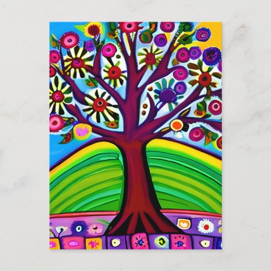 Leuke Whimsical Kunst | AI Gegenereerde Kunst Briefkaart (Voorkant)