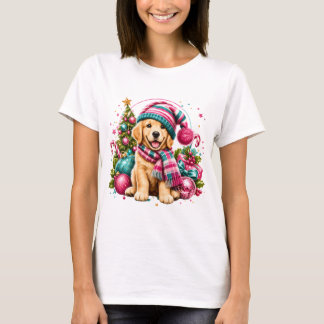 LEUKE WHIMSICALE FEestartige KERSTUITSPRaken T-shirt