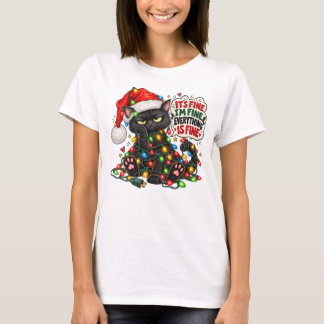 LEUKE WHIMSICALE FEestartige KERSTUITSPRKEN T-shirt