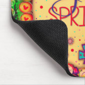 Leuke WhimsicalJesus Sprinkles Inspirity Kleurrijk Muismat (Hoek)