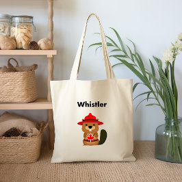 Leuke Whistler Canada Bever met Maple Leaf Tote Bag