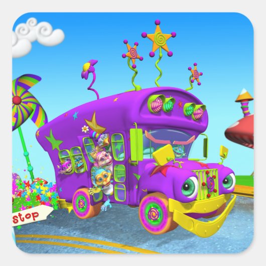 Leuke wieltjes op de Stickers (Voorkant)