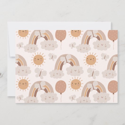 Leuke Wild & Onederful 1e Verjaardag Foto Kaart (Achterkant)