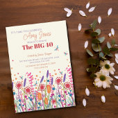 Leuke Wildflower gepersonaliseerde libel verjaarda Kaart