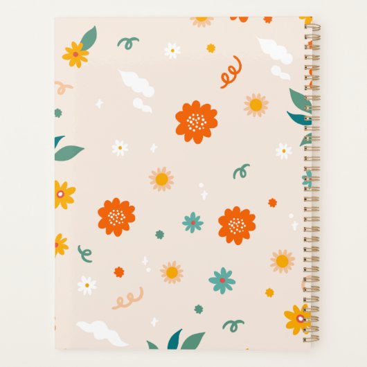 Leuke Wildflower Planner (Achterkant)