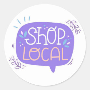 Leuke Winkel Lokale Sticker