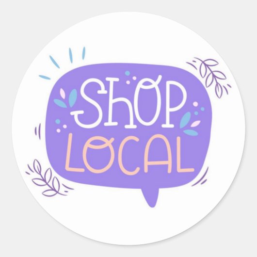 Leuke Winkel Lokale Sticker (Voorkant)