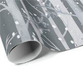 Leuke Winter Bos Kerstmis Cadeaupapier (Rol Hoek)