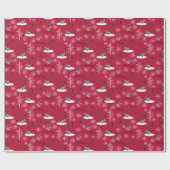 Leuke Winter Wonderland Kerst Wrapping Paper-S Cadeaupapier (Vlak)