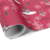 Leuke Winter Wonderland Kerst Wrapping Paper-S Cadeaupapier (Rol Hoek)