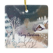 Leuke winterhuisillustratie Kerstvakantie 