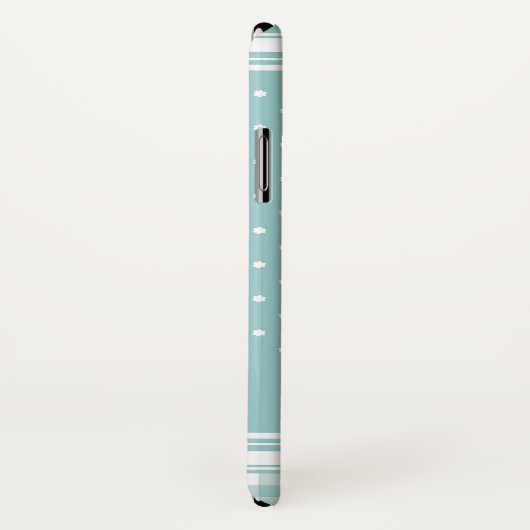 Leuke wintervos grijs aqua Case-Mate iPhone case (Achterkant / rechts)