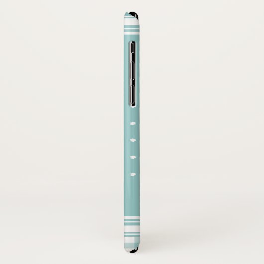 Leuke wintervos grijs aqua Case-Mate iPhone case (Achterkant/links)