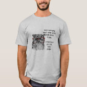 Leuke Wise Uil Stop Piepende Quote Animal Humor T-shirt (Voorkant)