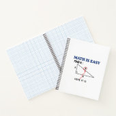 Leuke Wiskunde Is Makelijk Vind X Spiraal Notebook Notitieboek (Binnen)