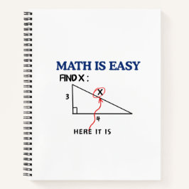 Leuke Wiskunde Is Makelijk Vind X Spiraal Notebook Notitieboek
