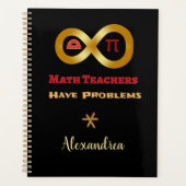 Leuke Wiskunde Leraren Problemen Humoristisch Pers Planner (Voorkant)