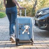 Leuke witte bokser hondenauto Stickers (Koffer Insitu)