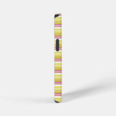 Leuke witte gele strepen iPhone hoesje (Rechterkant)