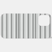 Leuke witte grijze strepen Case-Mate iPhone case (Achterkant (horizontaal))