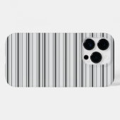Leuke witte grijze strepen Case-Mate iPhone case (Achterkant (horizontaal))