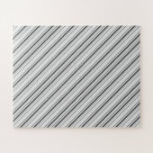 Leuke witte grijze strepen legpuzzel (Horizontaal)