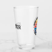 Leuke witte Kawaii kat Glas (Rechts)