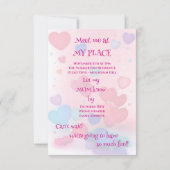 Leuke witte kitten en cupcake meisjesverjaardagsfe kaart (Achterkant)