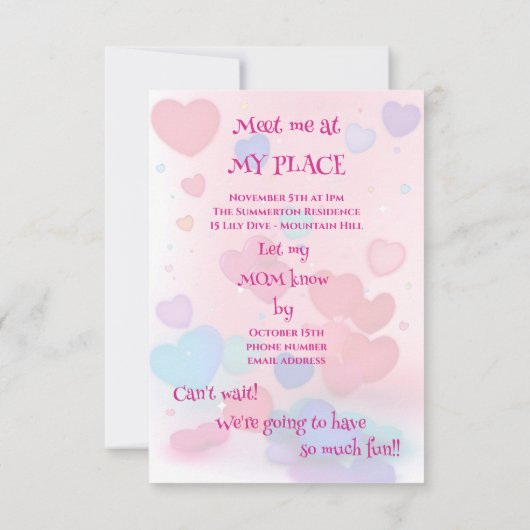 Leuke witte kitten en cupcake meisjesverjaardagsfe kaart (Achterkant)