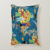 Leuke Wizard of Oz op blauw kinderontwerp Accent Kussen (Voorkant(Verticaal))