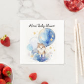 Leuke Wolf Baby shower Theme Servet (Insitu)