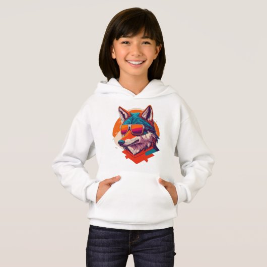 LEUKE WOLF MET ZONNEGLAS. (Voorkant volledig)