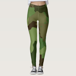 Leuke Woodland Camouflage met grotere Splotches Leggings