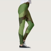 Leuke Woodland Camouflage met grotere Splotches Leggings (Rechts)