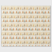 Leuke Woodland Christmas Cadeaupapier (Vlak)