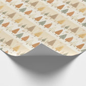 Leuke Woodland Christmas Cadeaupapier (Hoek)