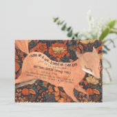 Leuke Woodland Fox Waterverf Herfst 3e Verjaardag Kaart (Staand voorkant)