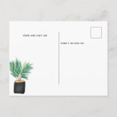 Leuke woonkamer illustratie bewegende aankondiging (Achterkant)