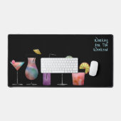 Leuke "Working for the Weekend"-cocktails Bureaumat (Keyboard & Muis)