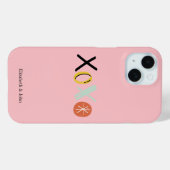 Leuke "XOXO" Hartjes Valentijnsdag Case-Mate iPhone Case (Achterkant (horizontaal))