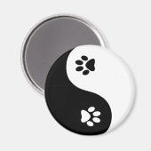 Leuke Yin Yang Paws Magnet (Voorkant / Achterkant)