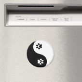 Leuke Yin Yang Paws Magnet (Insitu (Vaatwasser))