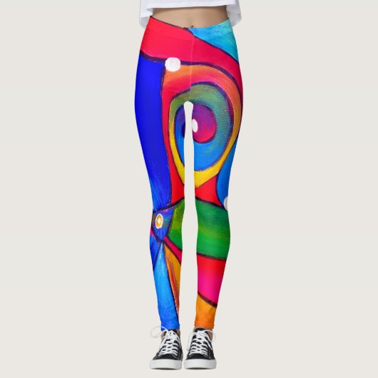 Leuke Yoga Leisure Leggings|Katalin Bator-Hos Art Leggings (Voorkant)