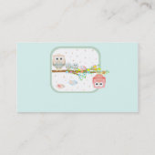 leuke zakenkaart voor kinderen en plezier visitekaartje (Achterkant)